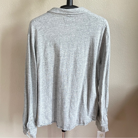 Lucky Brand: Mens Jersey style Casual button-down - Picture 3 of 7